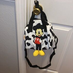 Mickey Mouse cow print bag